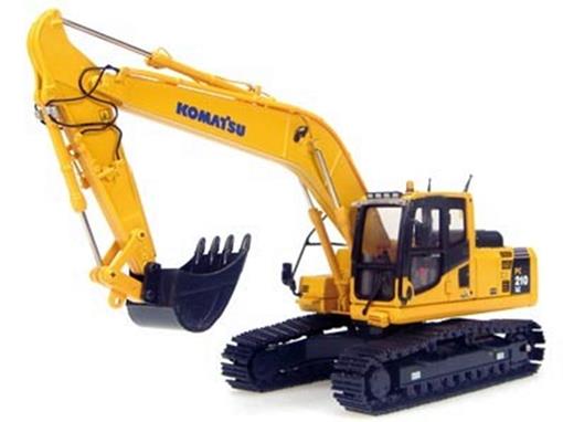 Komatsu lança escavadeira PC210 com -19% de consumo