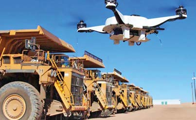 Saletto: vistoria via drone de planta de mineração