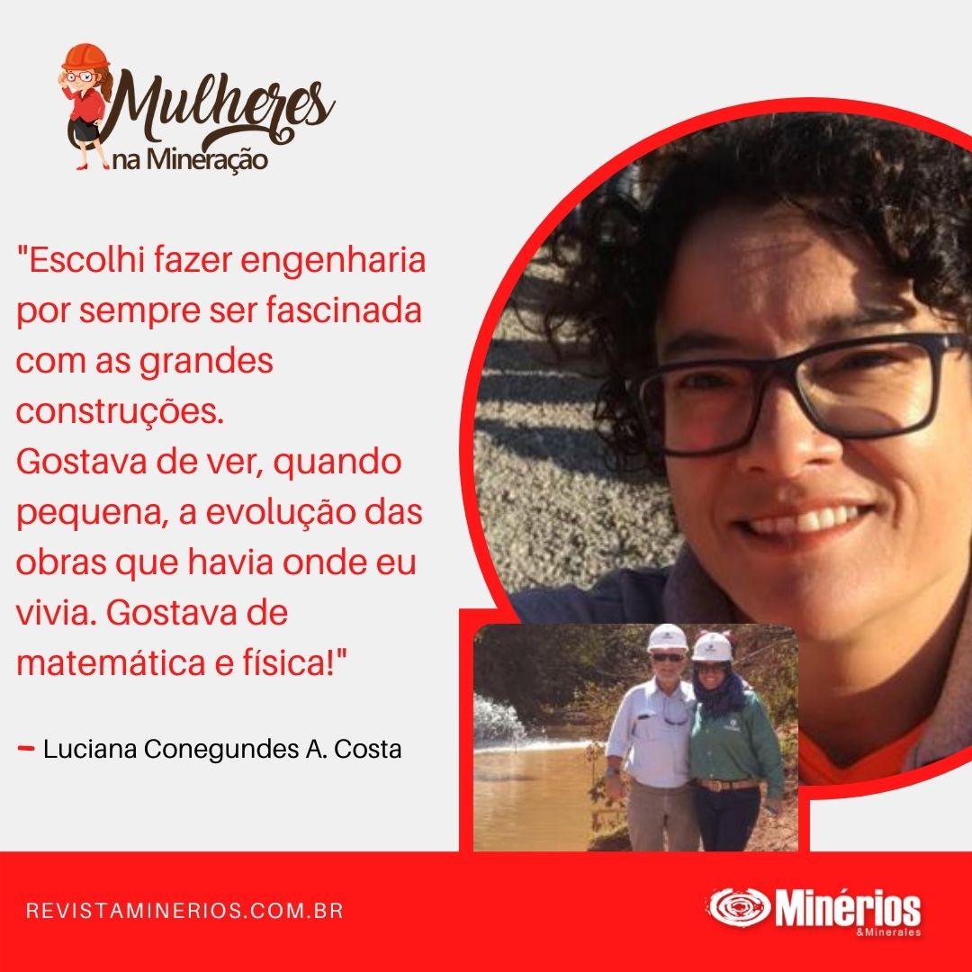 Luciana Conegundes Alves Costa, Engenheira civil em atuação no Quadrilátero Ferrífero