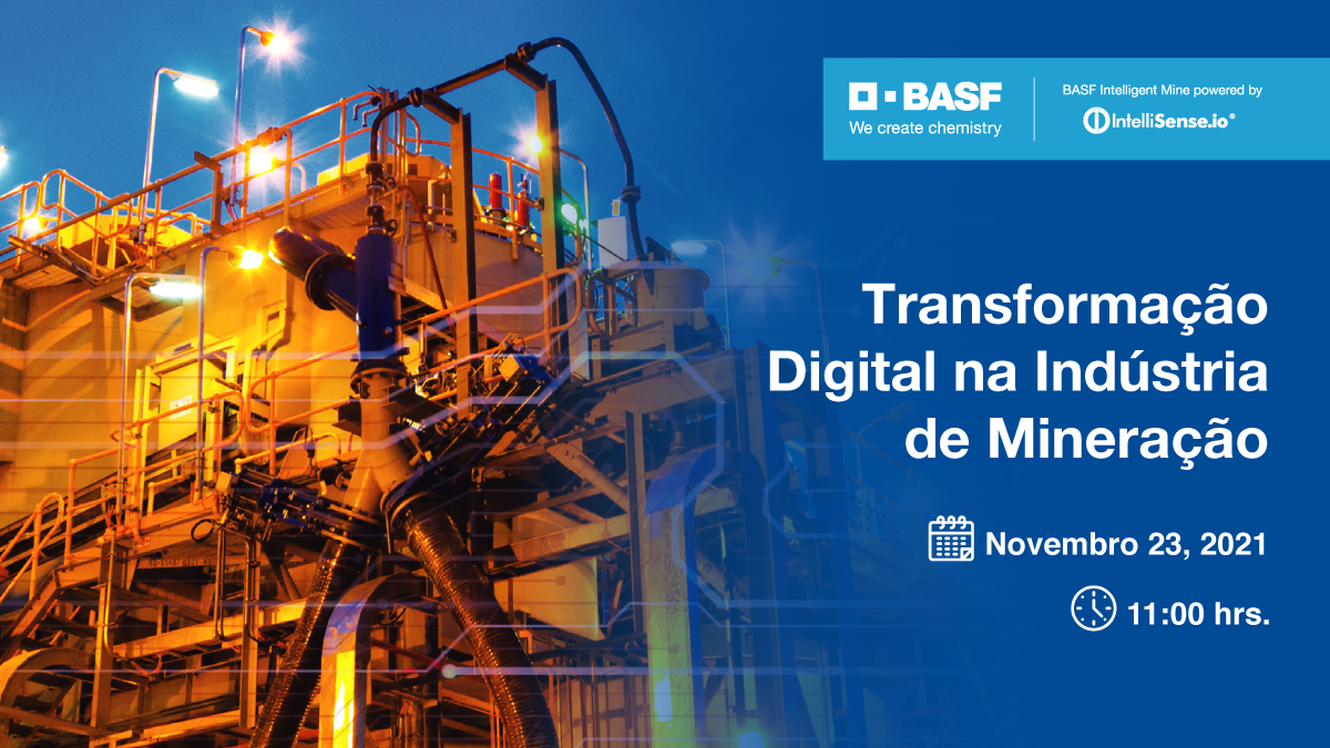 Transformação digital na indústria de mineração é tema de webinar promovido pela BASF