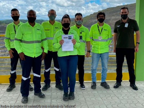 Após treinamento, os controladores na mina de Cajati alcançam resultados surpreendentes